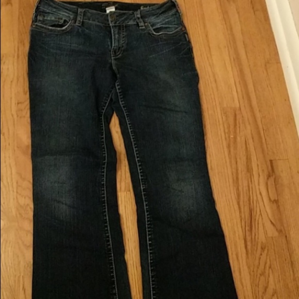 Silver Suki Jeans